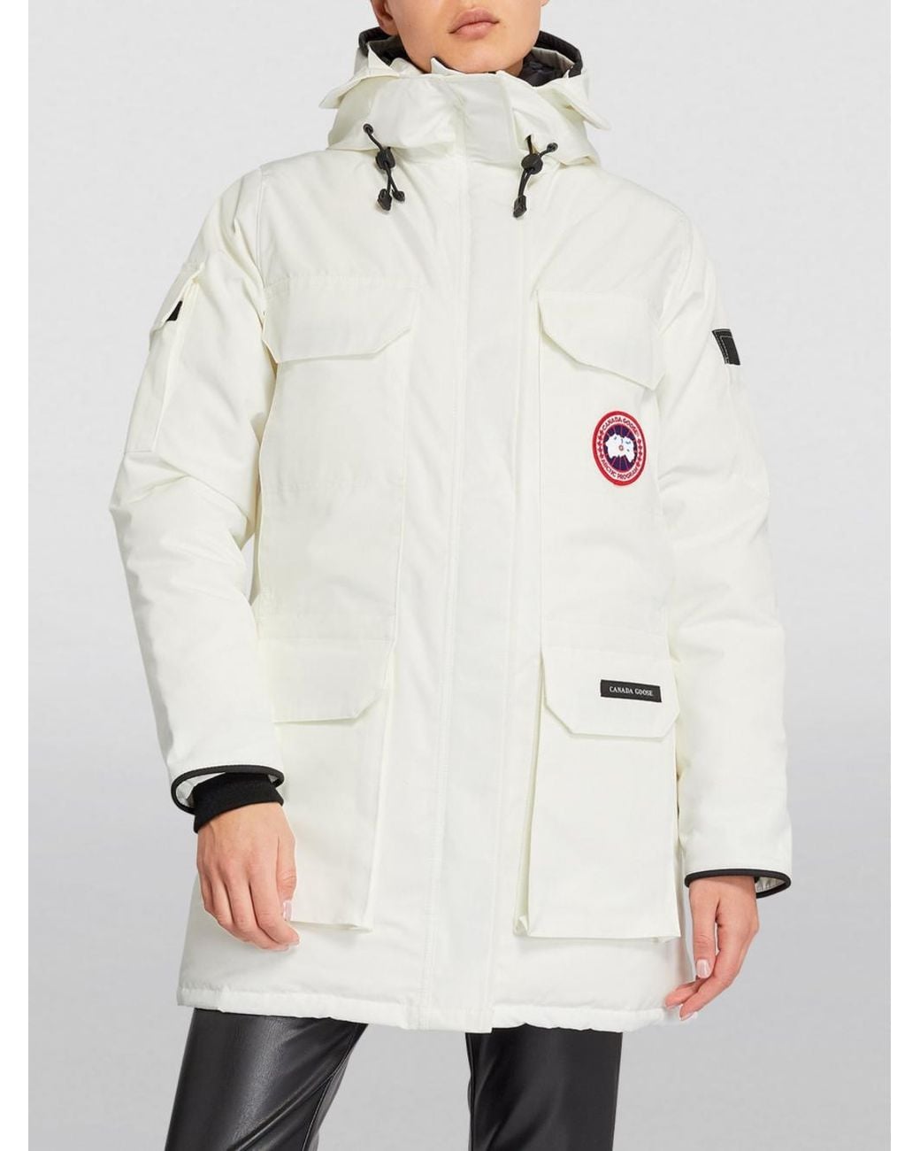 Canada Goose White Expedition Parka N. Star