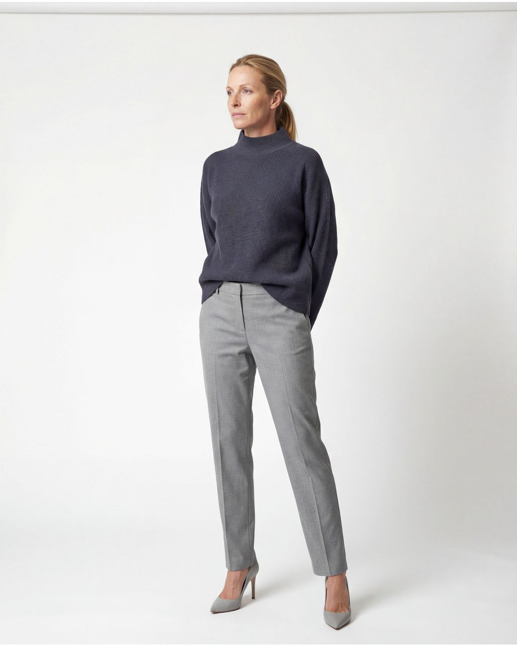 Brunello Cucinelli Blue Dark Cashmere Sweater