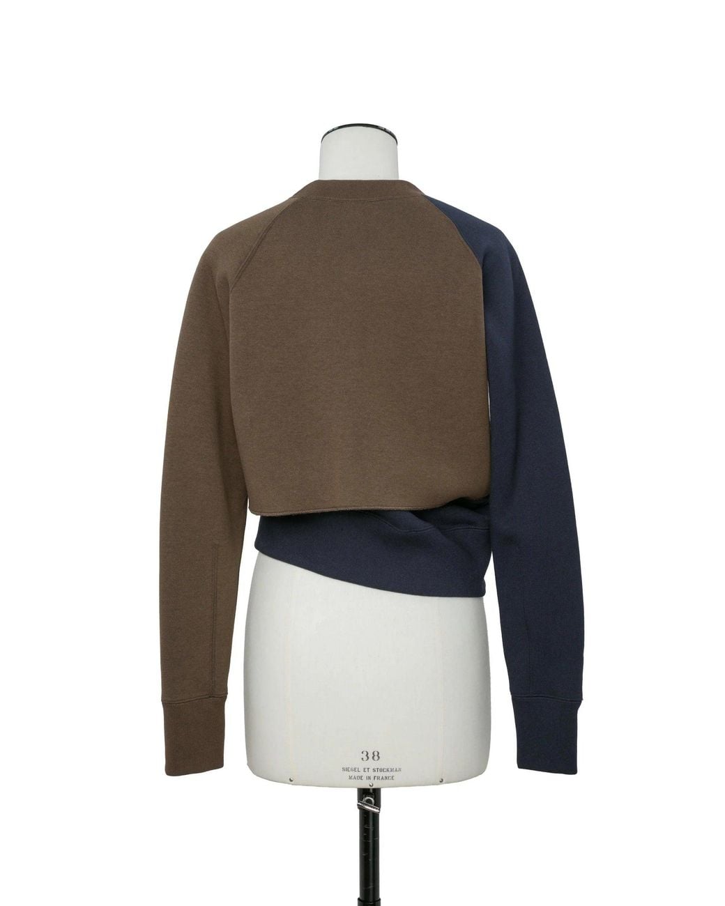 Sacai Natural Pull Sponge Sweat Pullover Marron Sweater