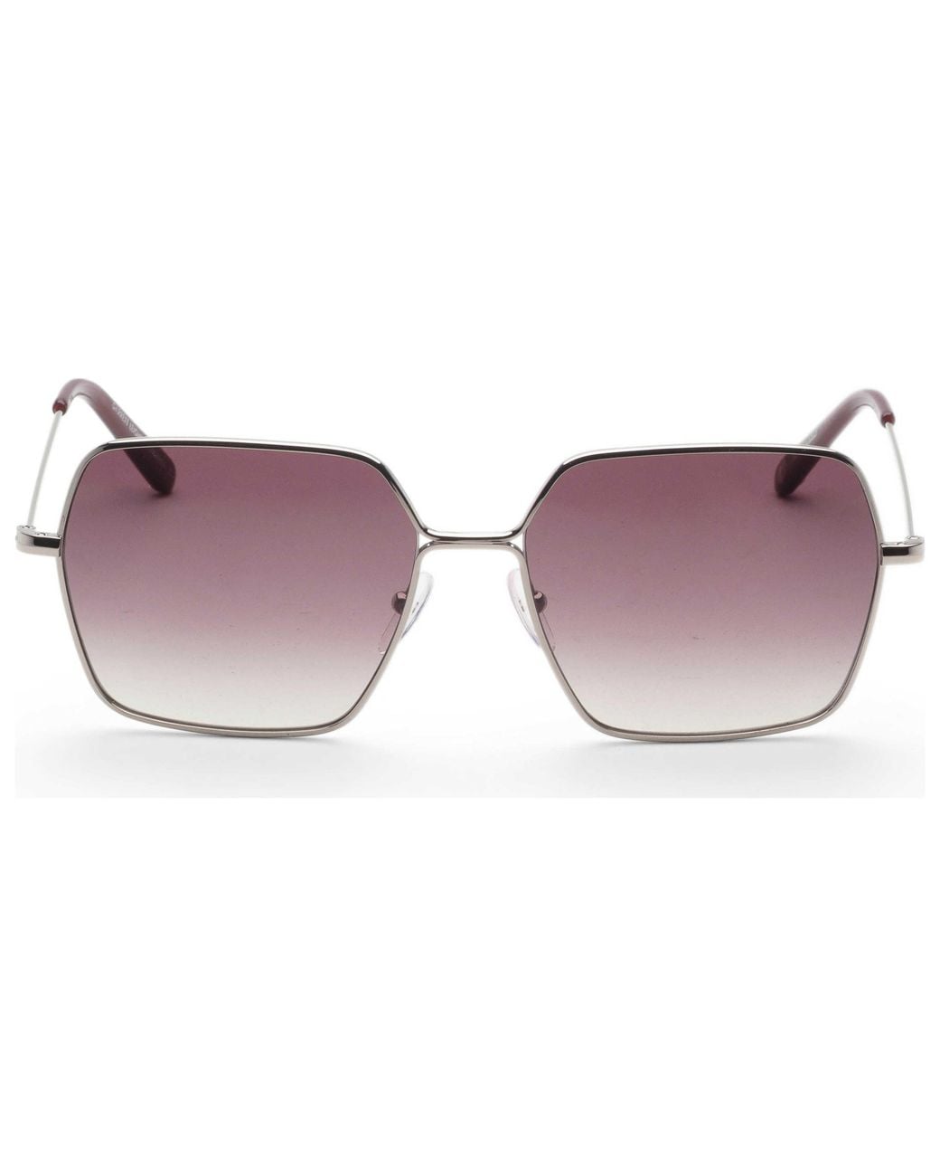 Garrett Leight Purple Meadow 56Mm Silverr Barolo Sunglasses 4067-56-Sv-Barwmng