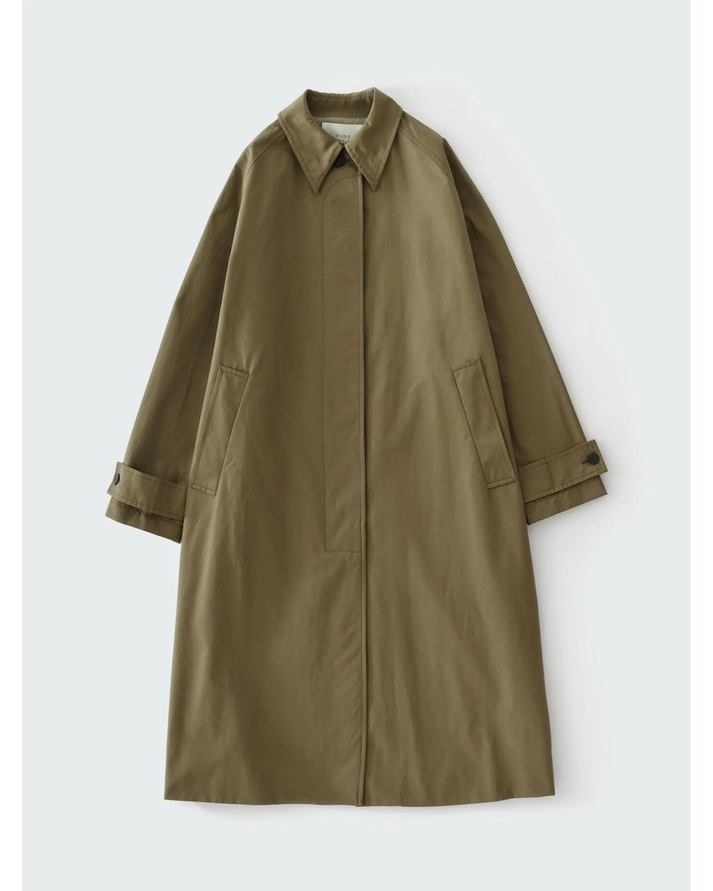 Studio Nicholson Green Holin Coat Dark Dusk