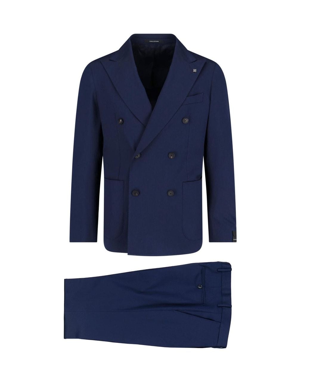 Tagliatore Blue Double-Breasted Suit for men