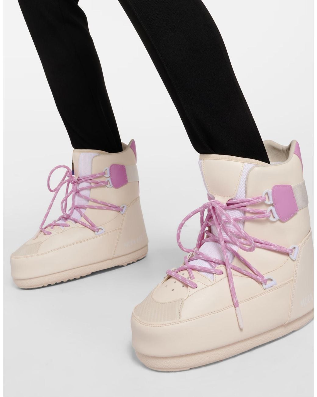 Moon Boot Pink Icon Mid Sneaker Snow Boots Shoes