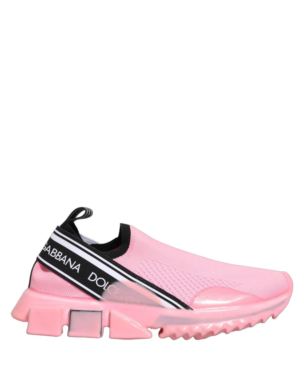 Dolce & Gabbana Pink Slip On Low Top Sorrento Sneakers Shoes