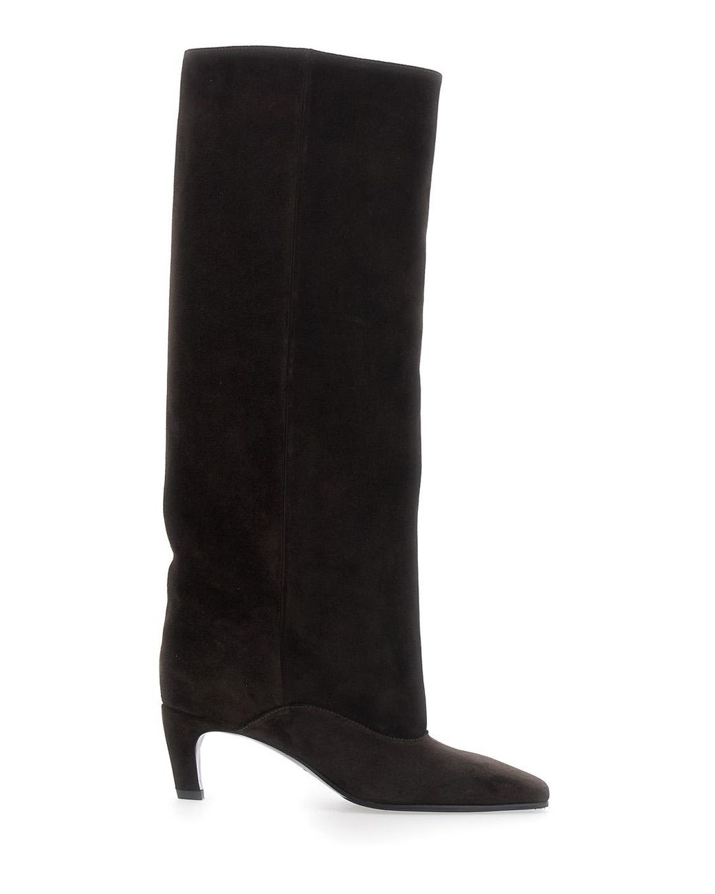 Strategia Black Boots Amber Leather