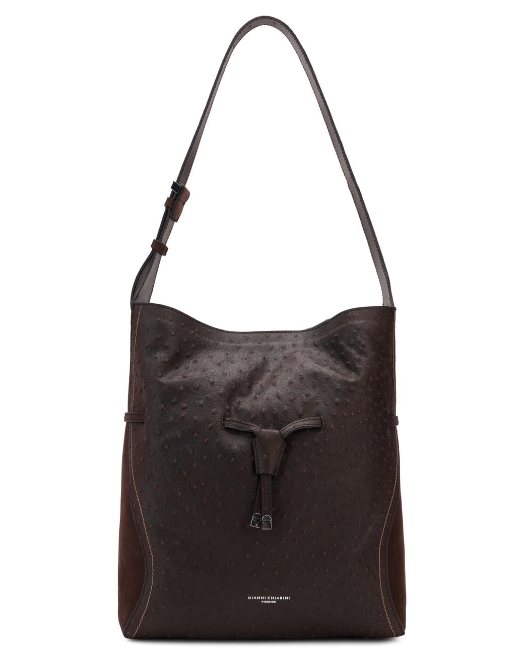 Gianni Chiarini Black Shoulder Bag Sienna Leather Cow Hide