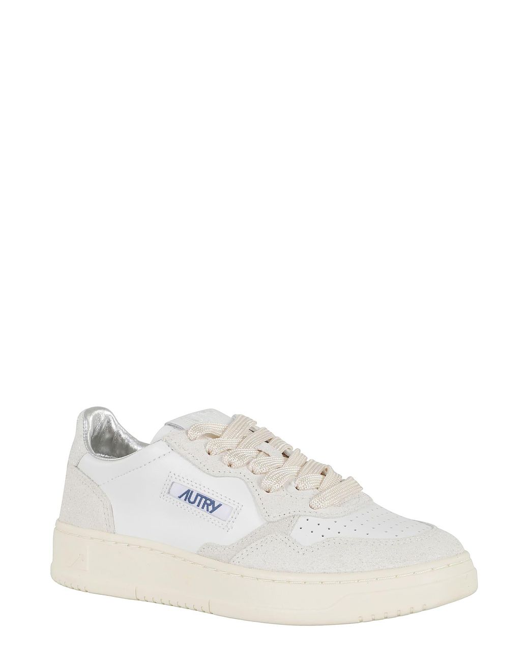 Autry White Medialist Low-Top Sneakers