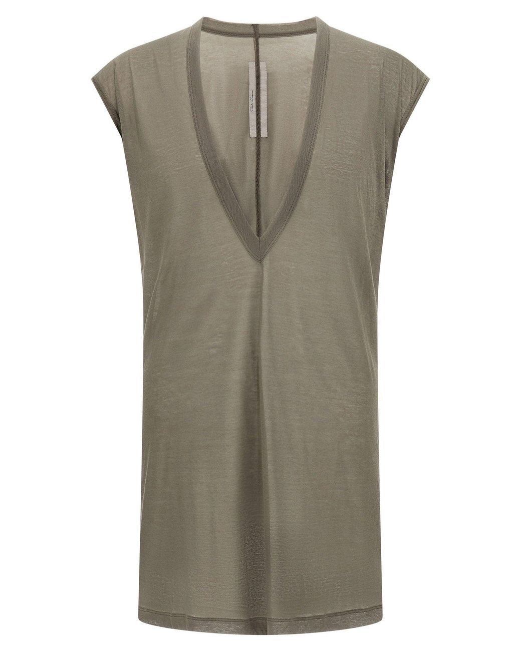 Rick Owens Gray Tank Top