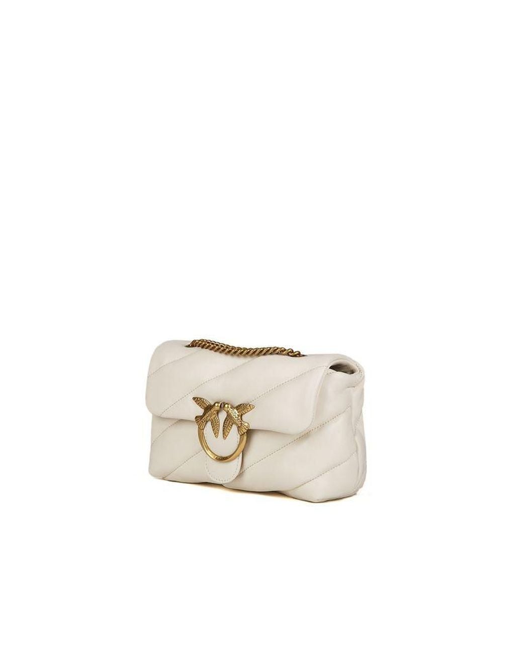 Pinko Natural Crossbody Bag-Ivory Crossbody-Bags