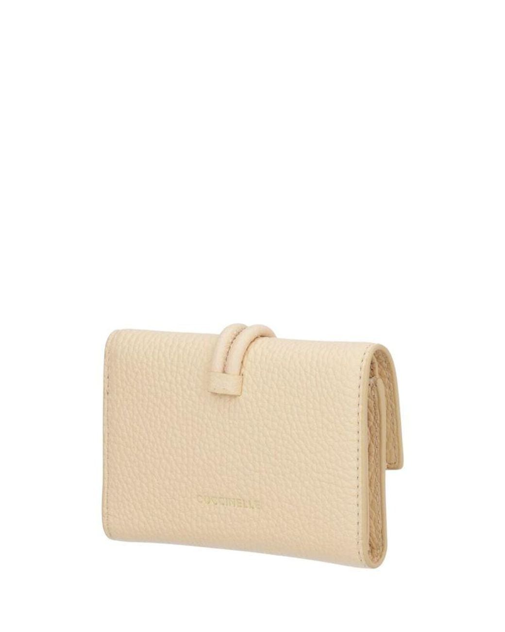 Coccinelle Wallet Cowhide Leather in Natural | Lyst UK