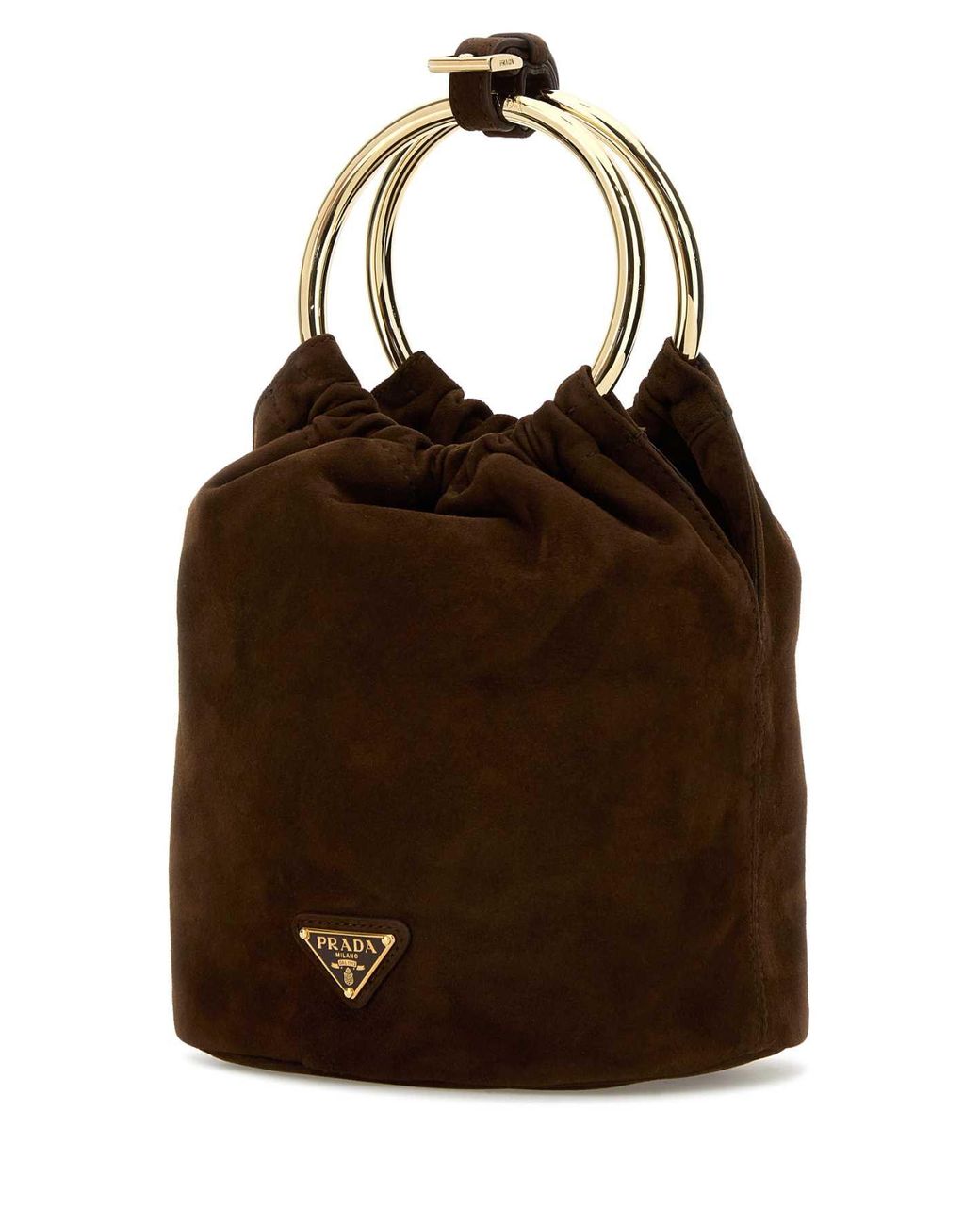 PRADA＊Suede mini bucket bag スエード バケットバッグ＊送料込 Prada Rosso Tessuto Nylon and Leather Mini Bucket Bag 1NE864