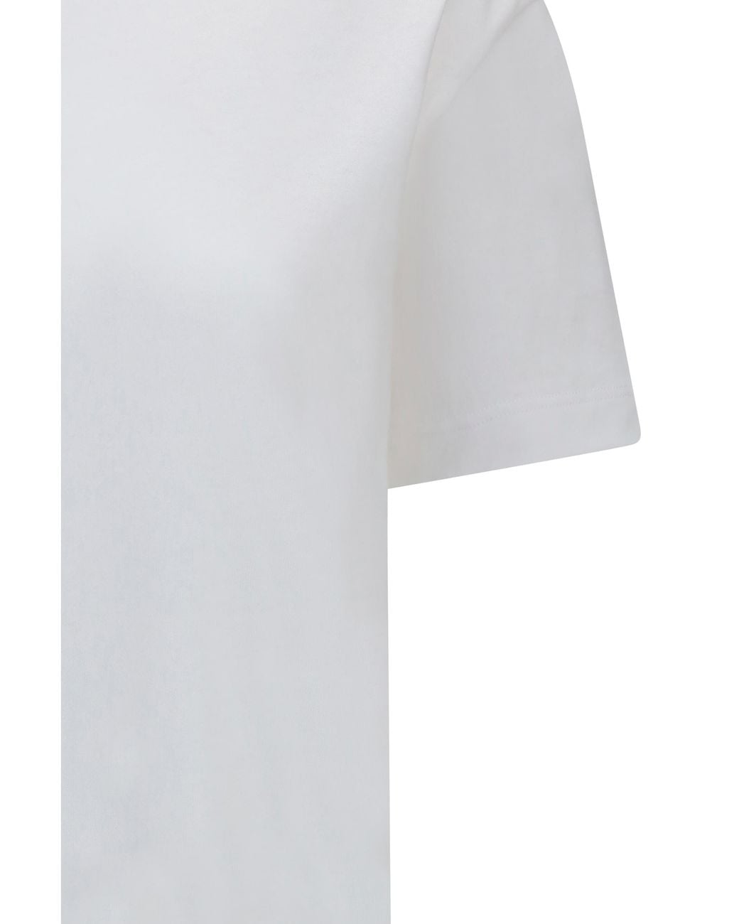 Totême White T-Shirt Monochrome Cotton T-Shirts & Jerseys