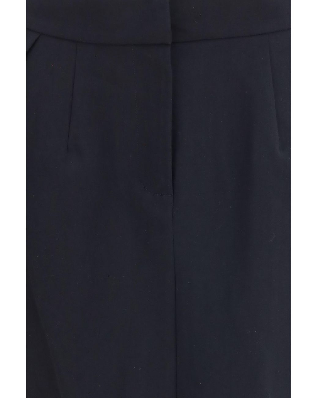 Magda Butrym Blue Pleated Midi Skirt