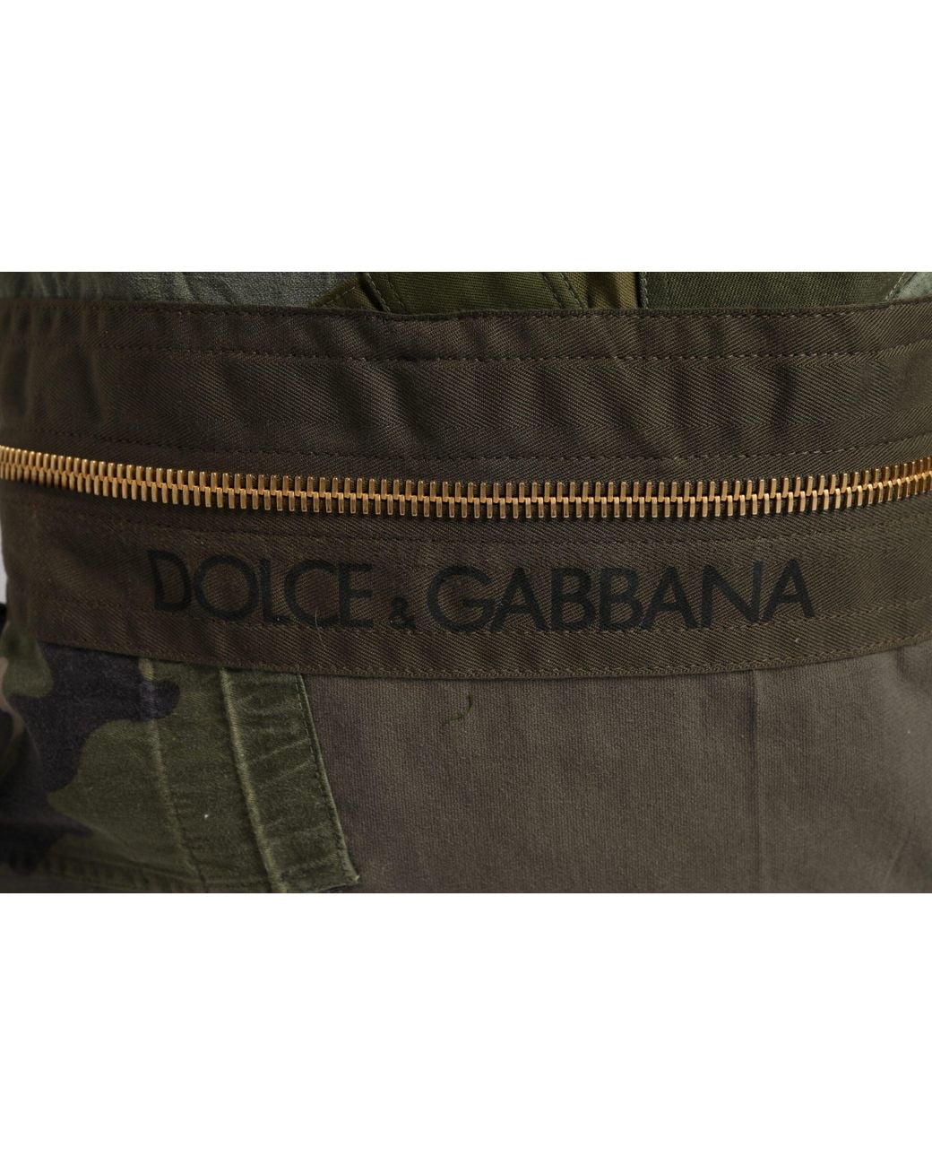 Dolce & Gabbana Black Military Green Patchwork Rucksack Backpack Bag for men