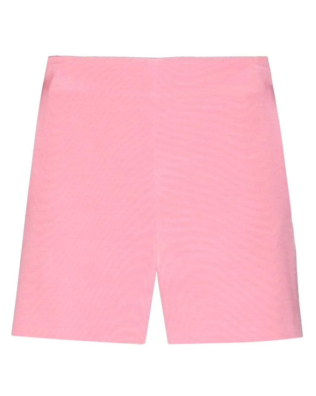 Valentino Pink High-Rise Tailored Shorts