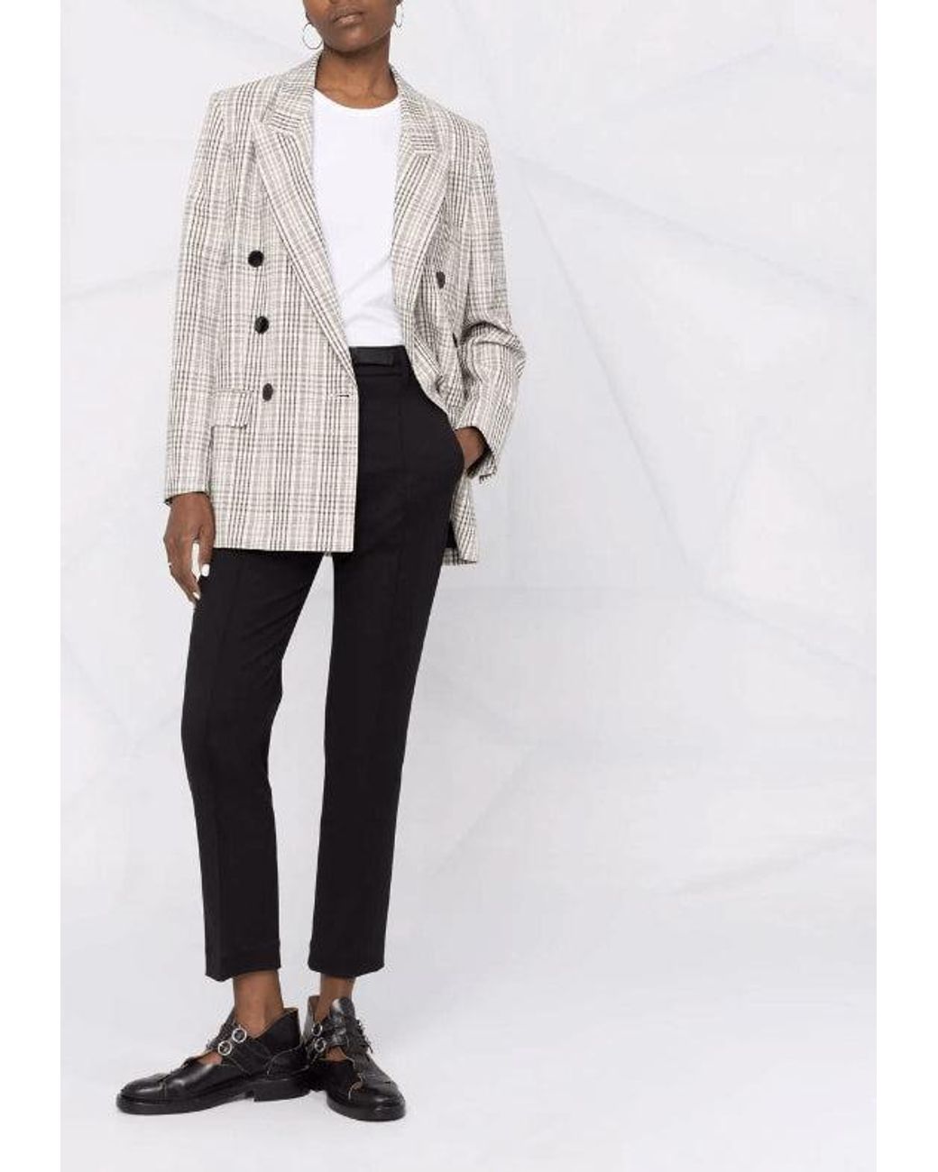 Brunello Cucinelli Black Cotton Tailored Trousers