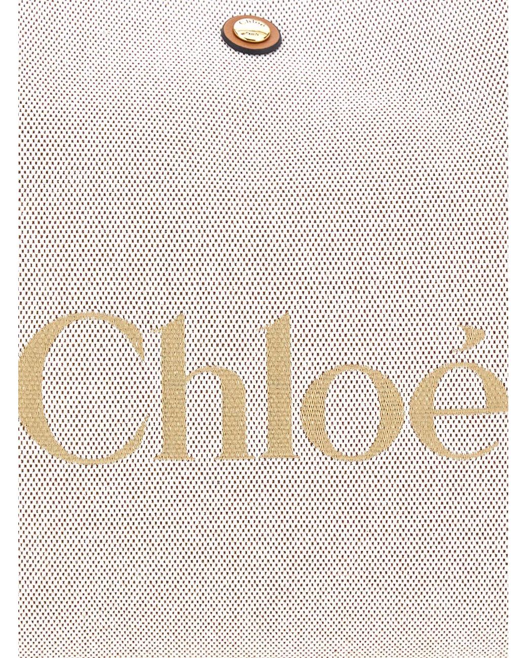 Chloé Brown Tote Bag Clover