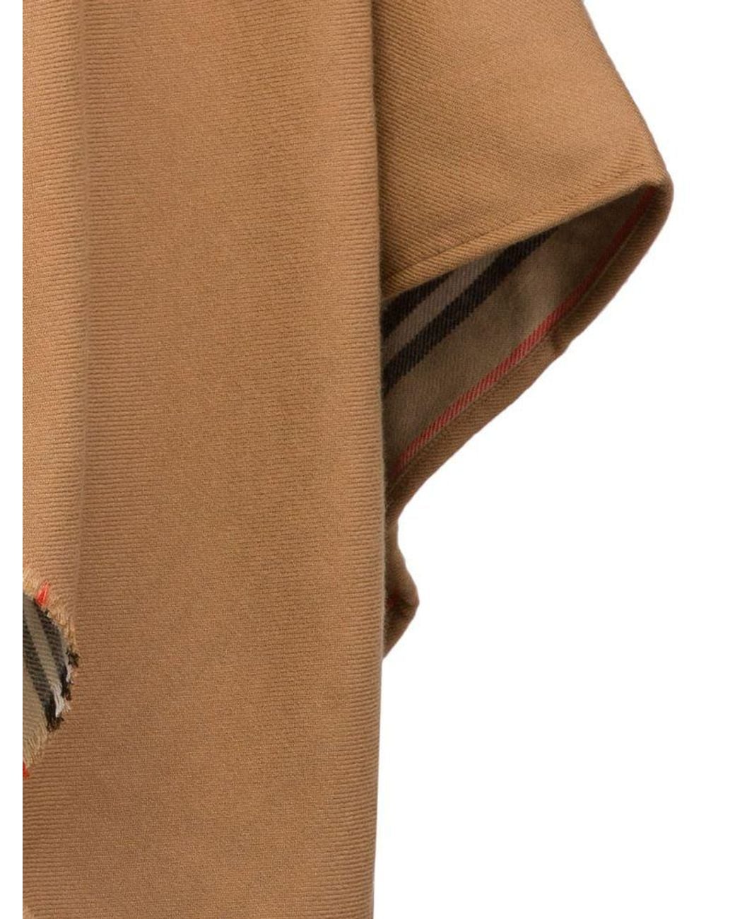 Burberry Natural Cape Wool Apparel Other