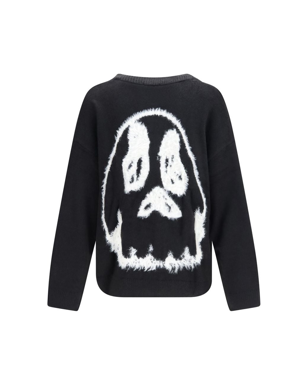 Y-3 Black Chito V-Neck Cardigan With Graphic Back Sweater for men