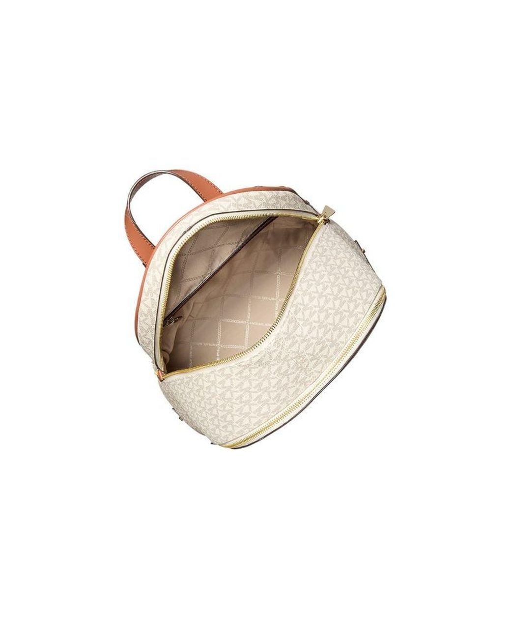 Michael Kors White Backpack 89.Coated Canvas