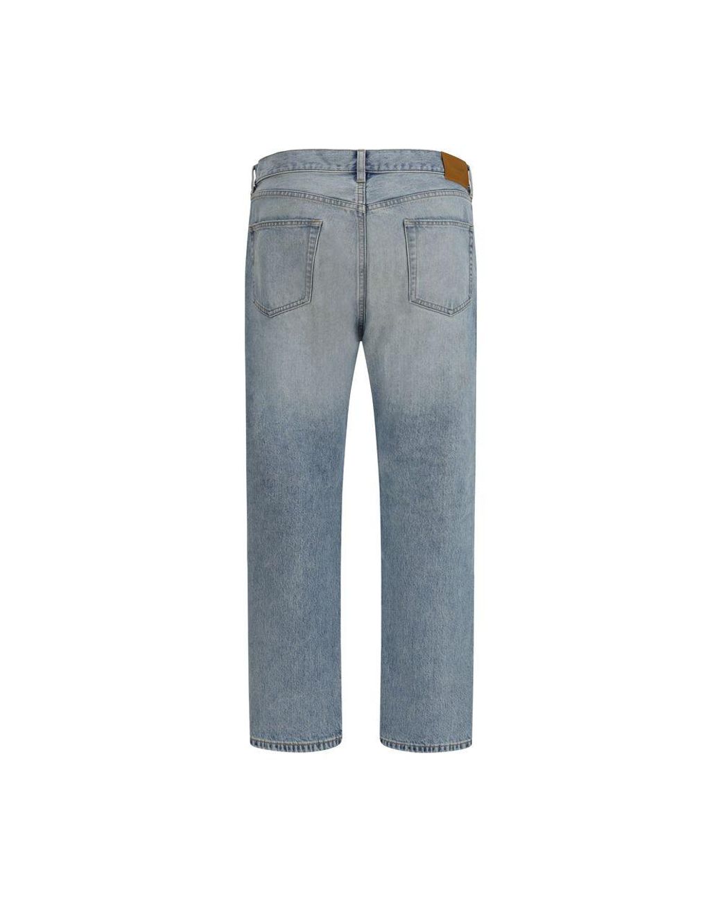 Saint Laurent Blue Cotton Straight for men