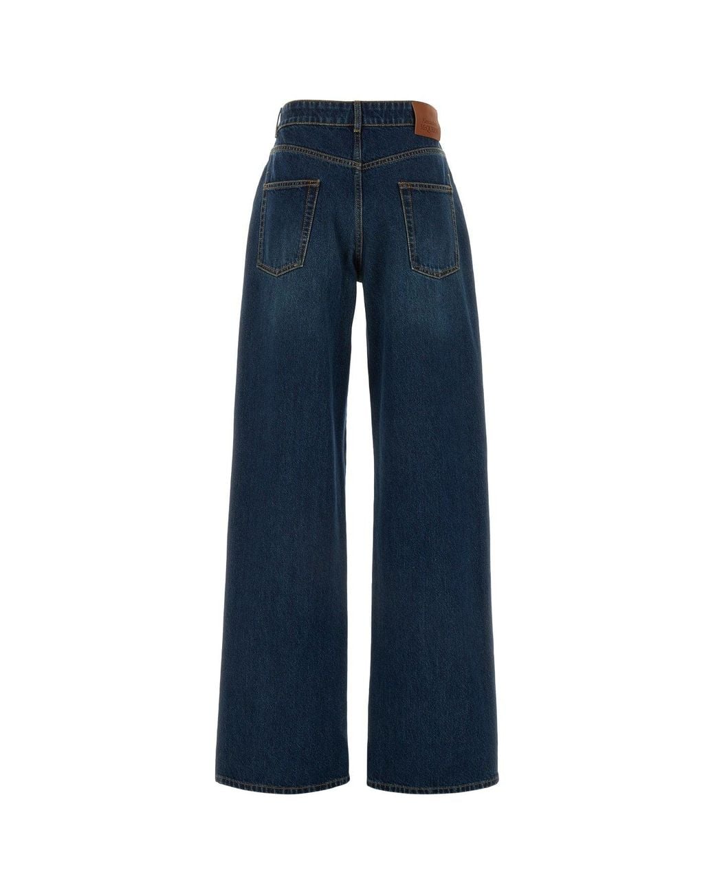 McQueen Blue Denim Trousers*3