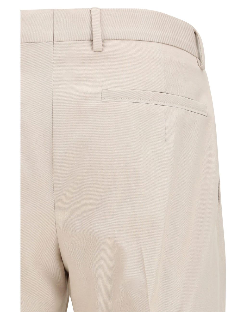 Zegna Natural Roccia Cotton Trousers for men
