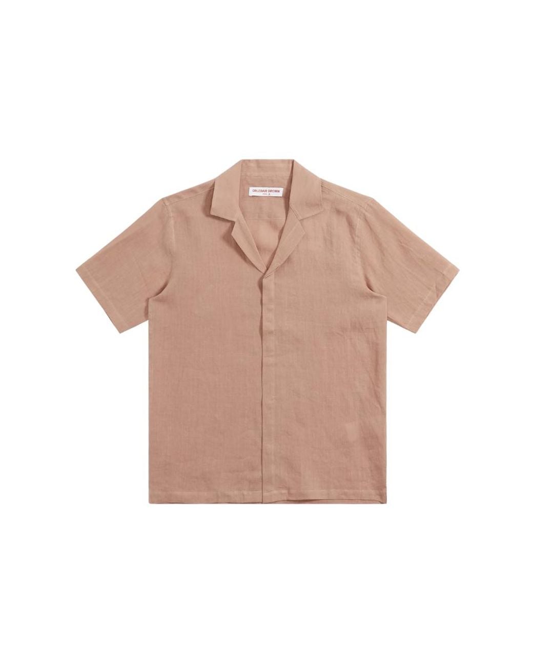 Orlebar Brown Pink Maitan Button Down Shirt for men