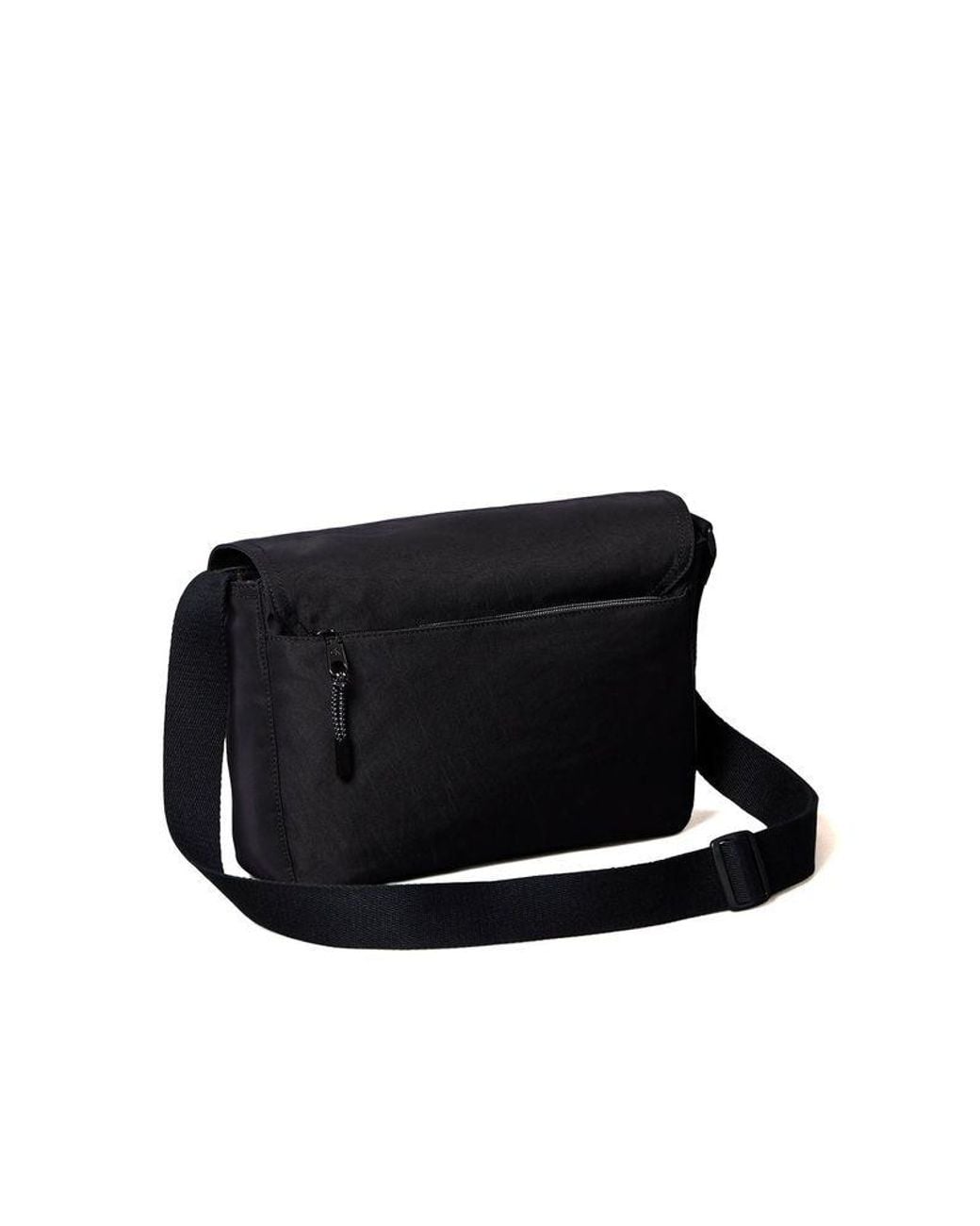 Calvin Klein Black Messenger Bag Recycled Nylon Polyamide Shoulder-Bags for men