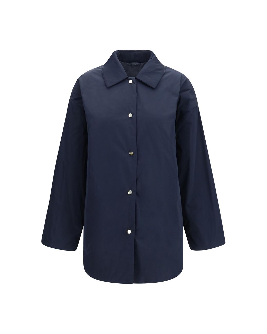 Max Mara Blue Reversible Padded Jacket Outer: Polyester Puffer