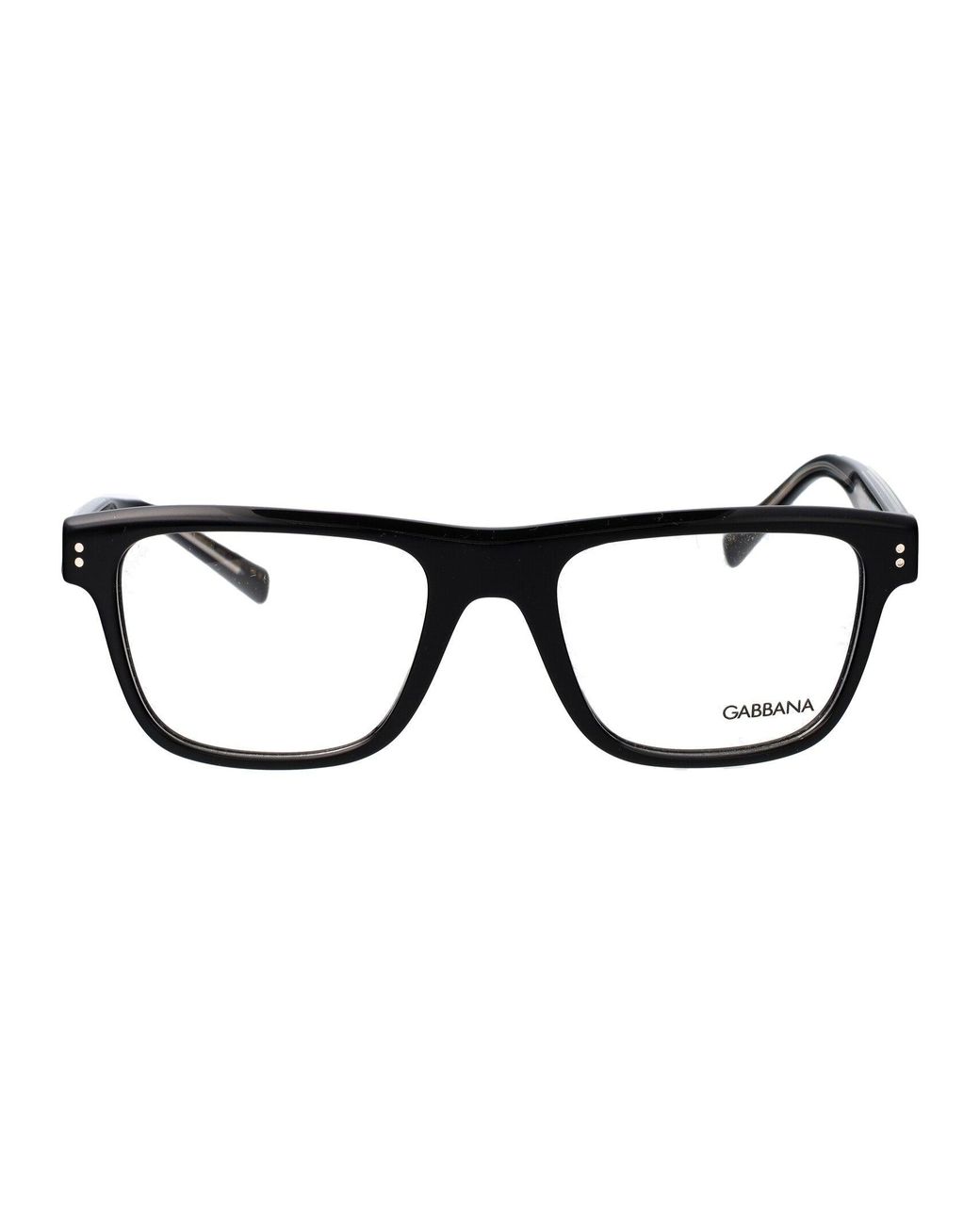 Dolce & Gabbana Black Dolce & Gabbana Acetate Optical Glasses for men