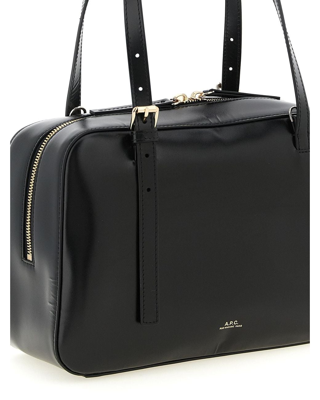 A.P.C. Black 'Virginie Box' Handbag
