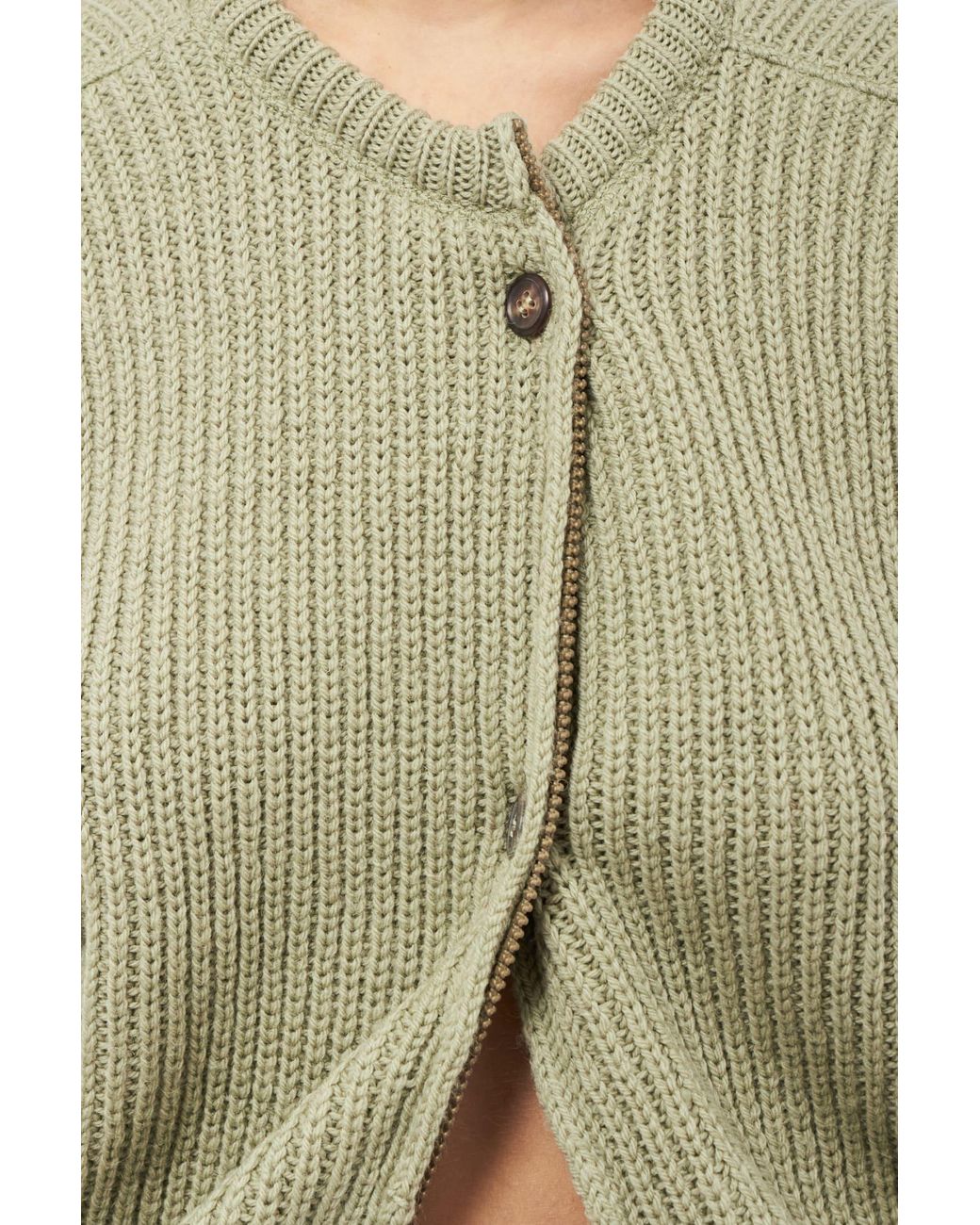 Our Legacy Zip Wrap Cardigan in Green | Lyst