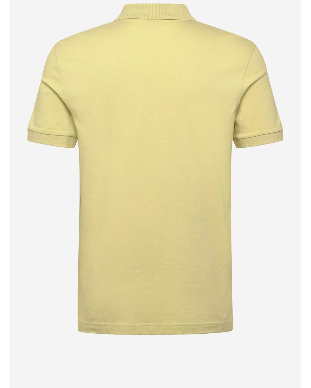 Boss Yellow Polo Shirt Stretch Cotton for men