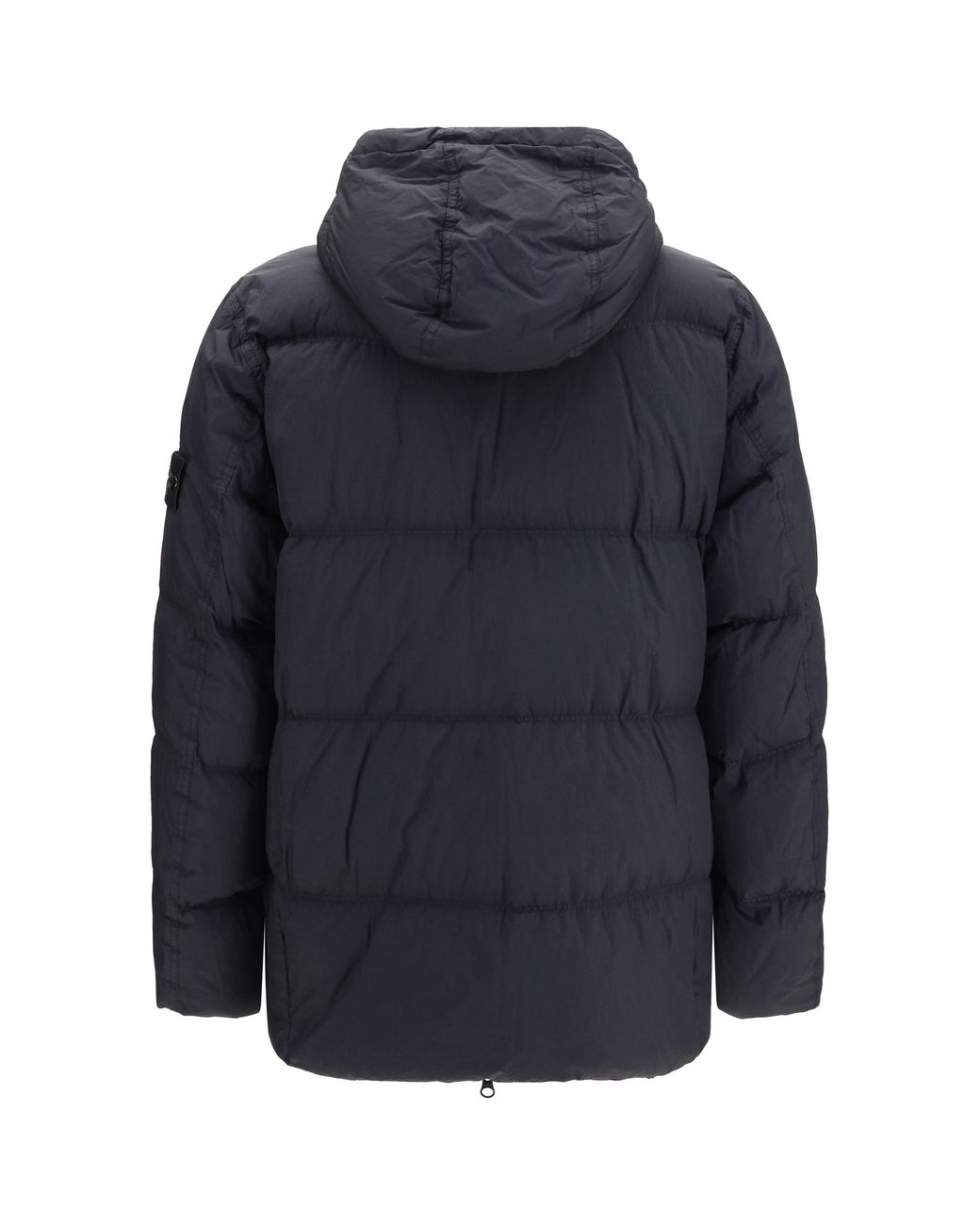 Stone Island Blue Crinkle Reps Ny Down Jacket for men