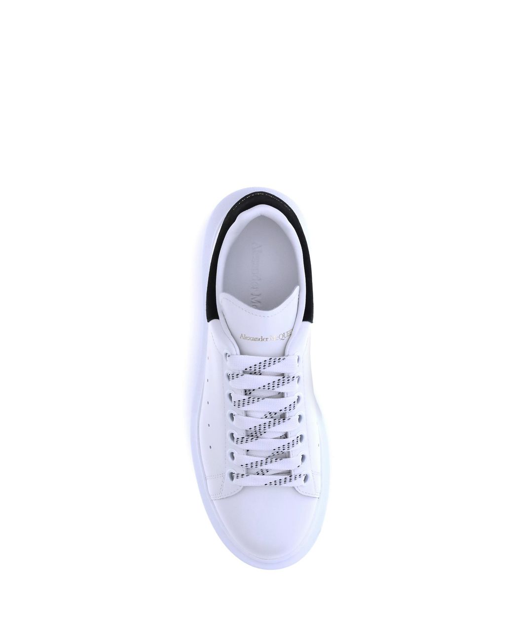 McQueen White Leather Sneakers