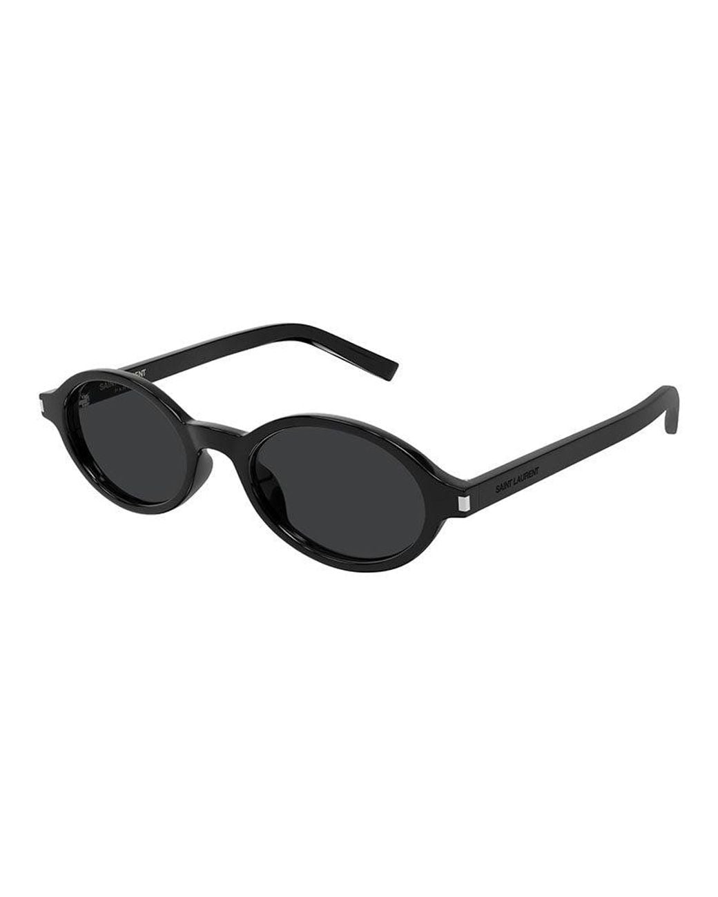 Saint Laurent Black Sunglasses Oval Full Rim, Frame And Lens Sl751Jeanne001