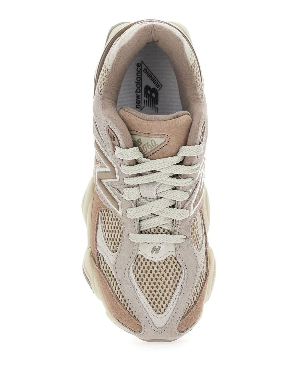 New Balance White Sneakers 9060 Synthetic/Textile for men