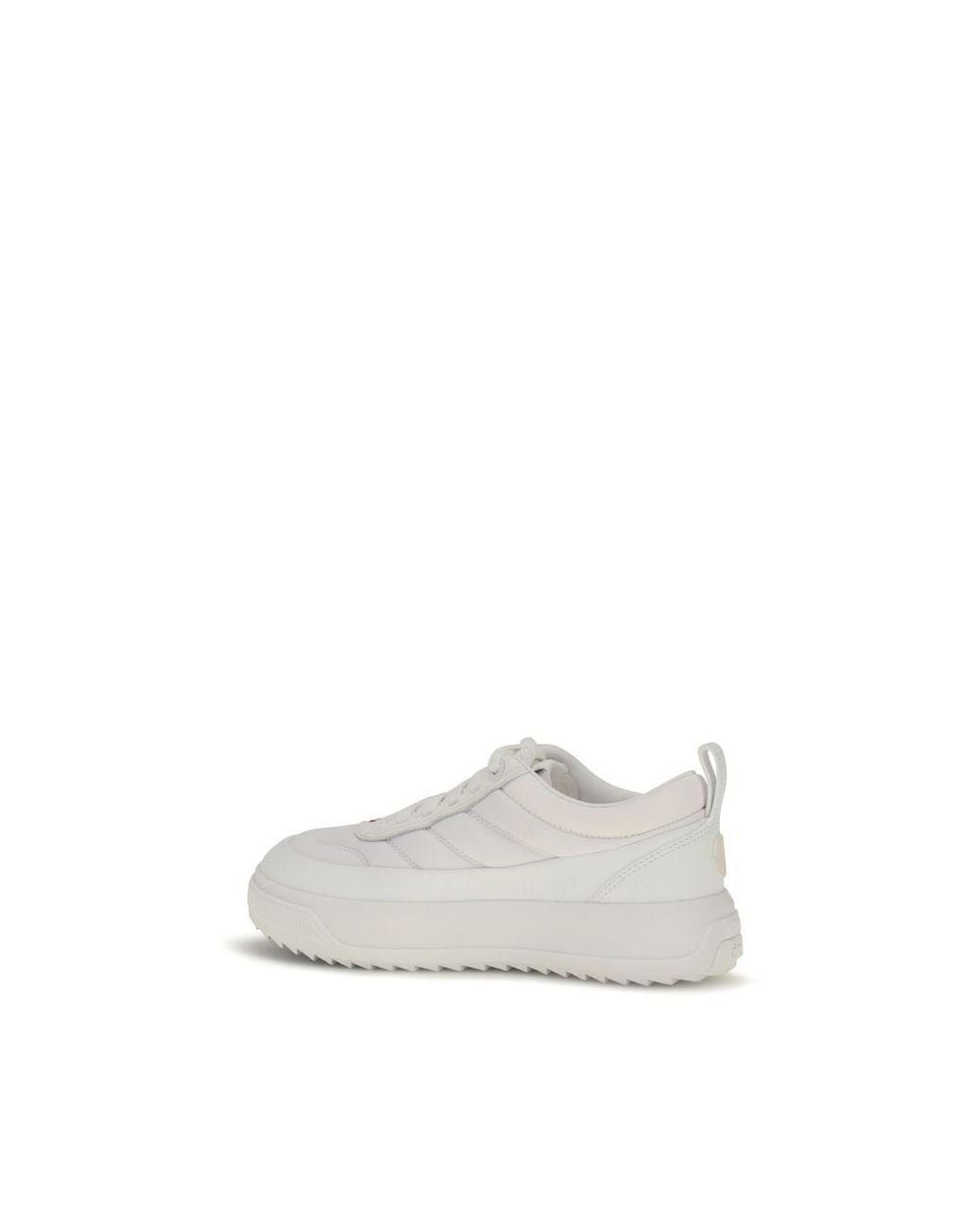 Moncler White Polyamide Athletic Sneakers