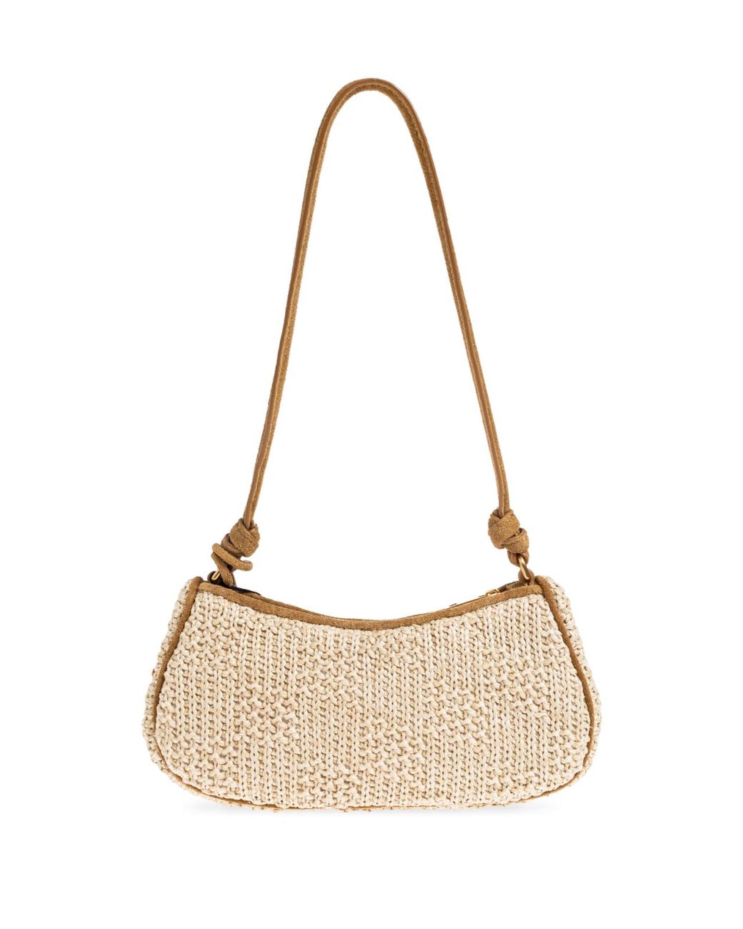 Marc Jacobs Natural The Summer Woven Charm Shoulder Bag