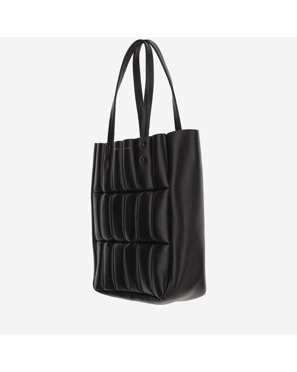 Khaite Black Small Zoe Tote Bag Lambskin Shoulder