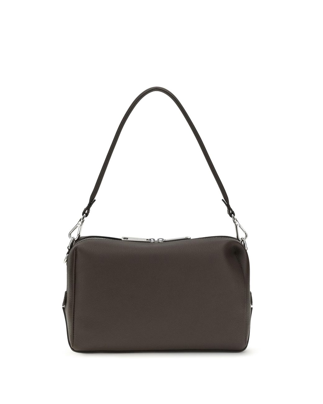 Fendi Black Shoulder Bag Lui Chocolate Calf Leather for men