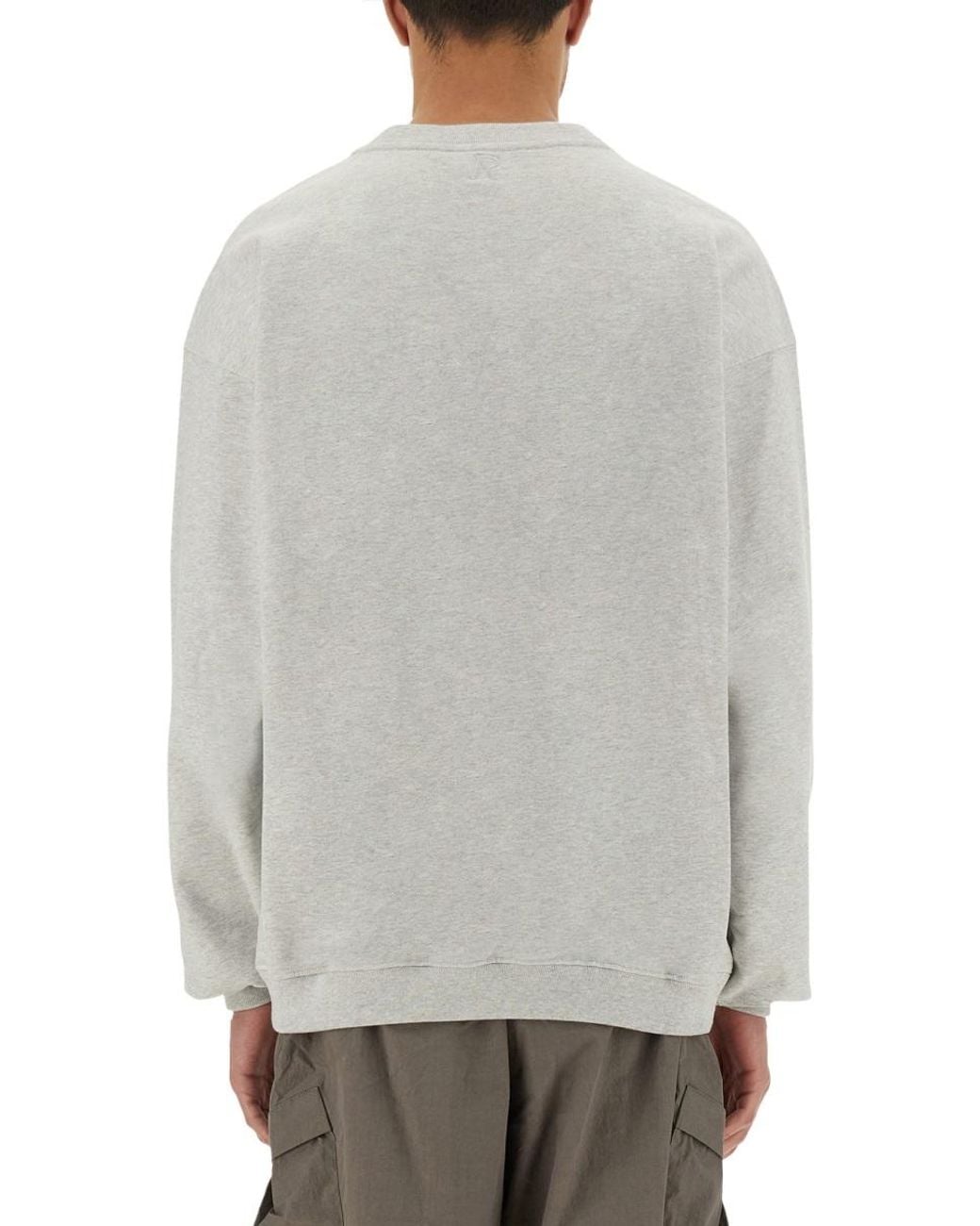 Represent Gray Cotton Sweatshirt Initial Sweatshirts for men