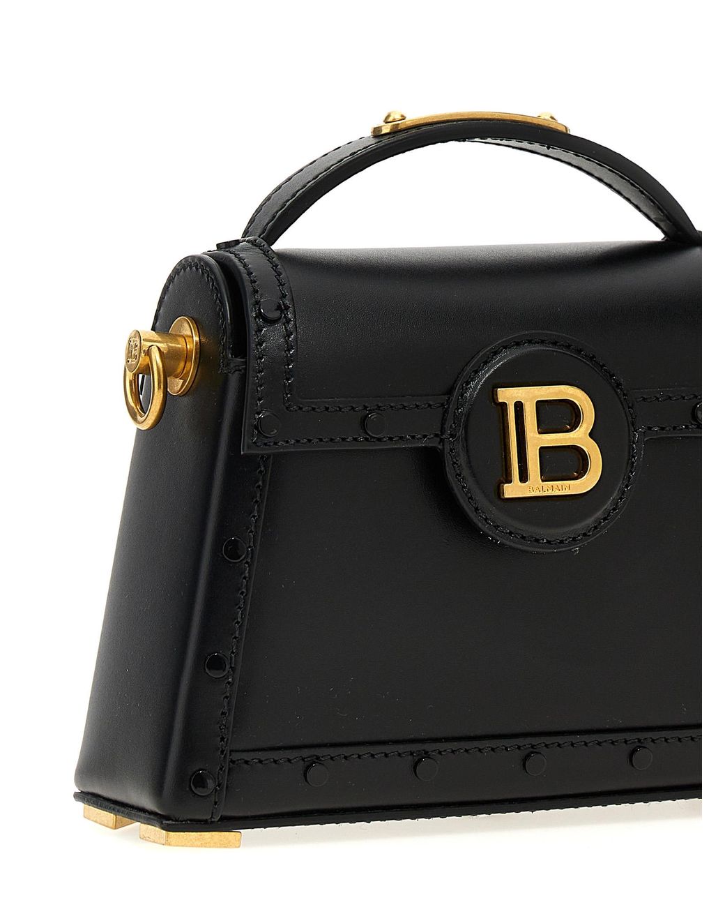 Balmain Black B-Buzz Dynasty Hand Bags