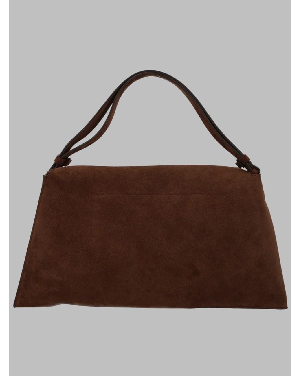 Studio Nicholson Brown Shiboru Leather Shoulder Bag