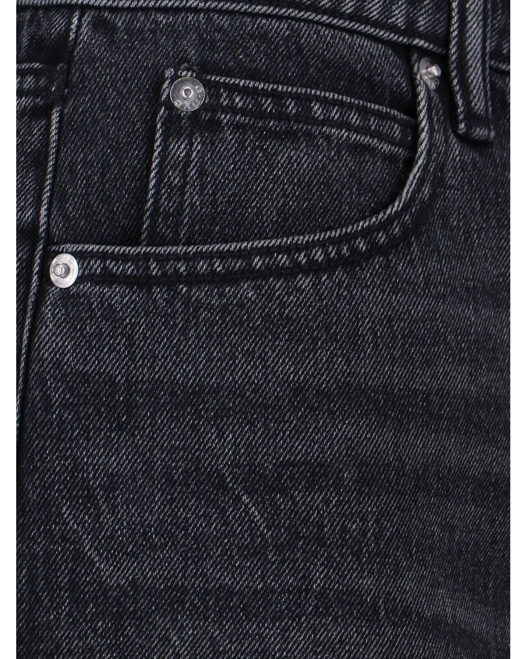 Alexander Wang Blue Bite Denim Shorts