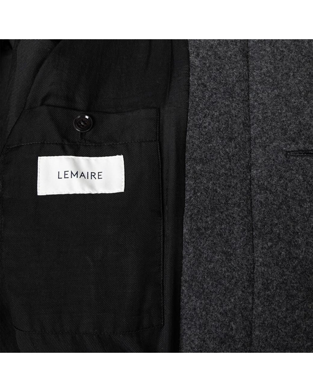 Lemaire Bathrobe Coat in Black | Lyst Lemaire Bathrobe Coat in Black | Lyst