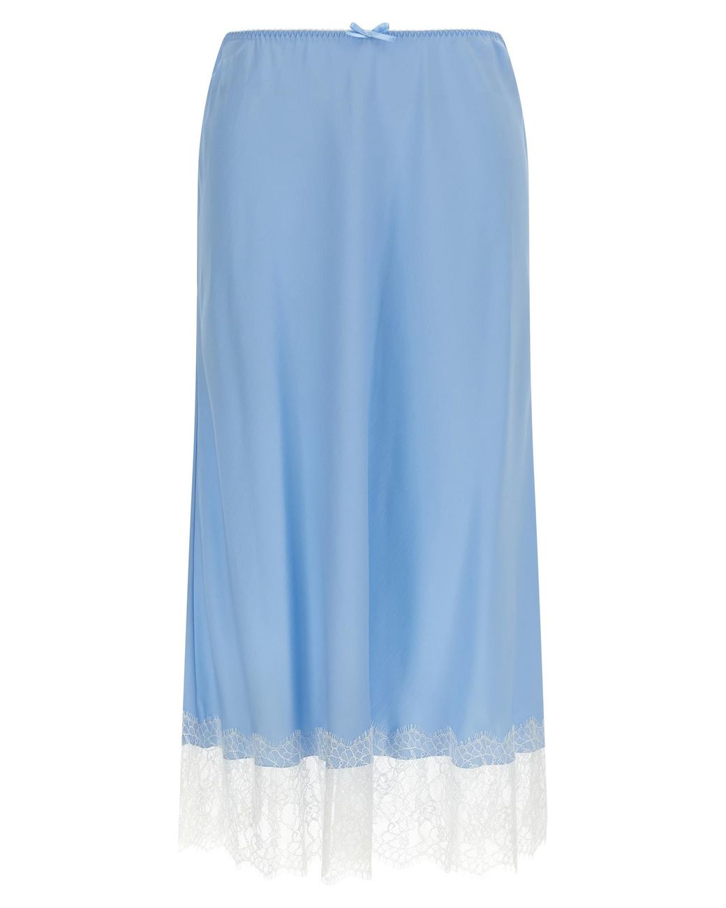 Moschino Blue Lace Skirt