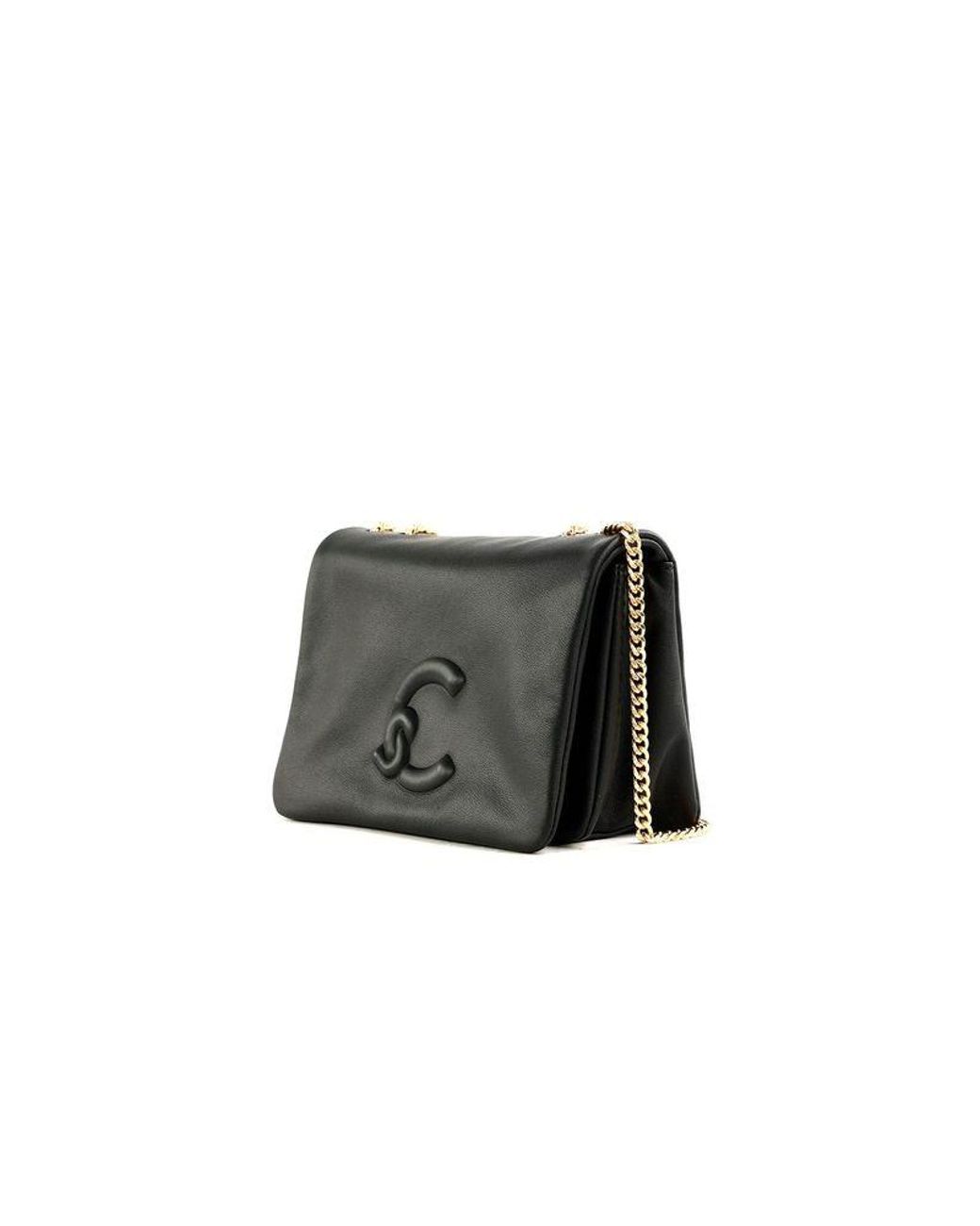 Coccinelle Black Mini Crossbody Bag Cowhide Crossbody-Bags
