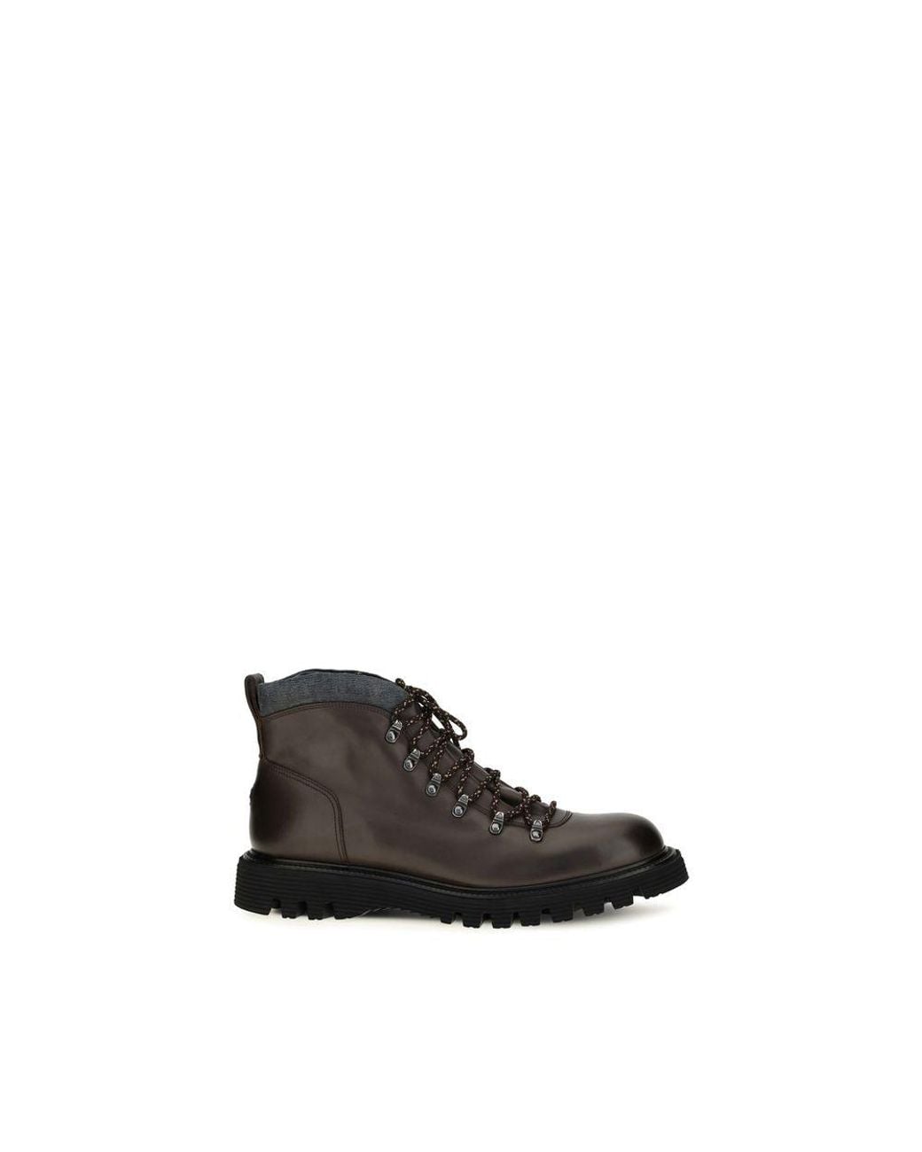 Fratelli Rossetti Black Fratelli Rossetti Calf Leather Lace-Up Boot for men